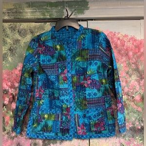 Reversible 2 sided Cardigan, quilt style